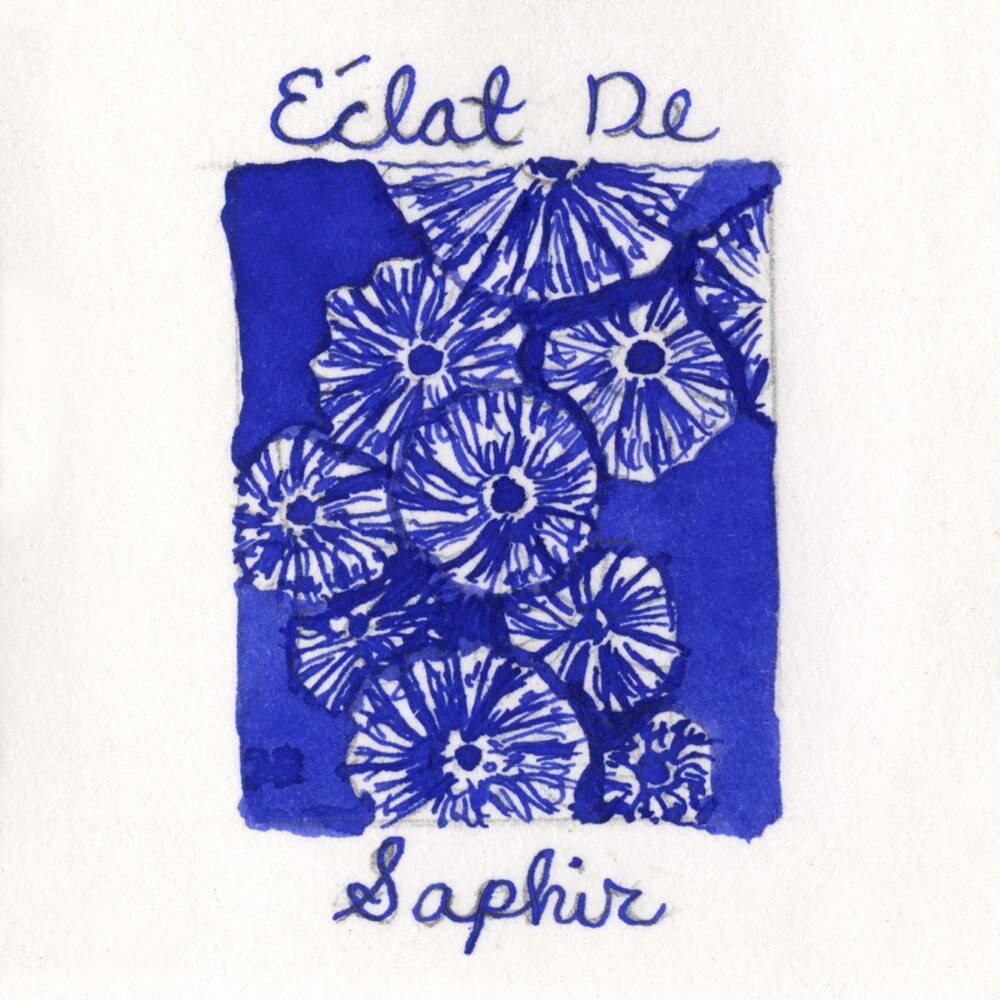 J.Herbin 10ml Fountain Pen Ink Eclat De Saphir